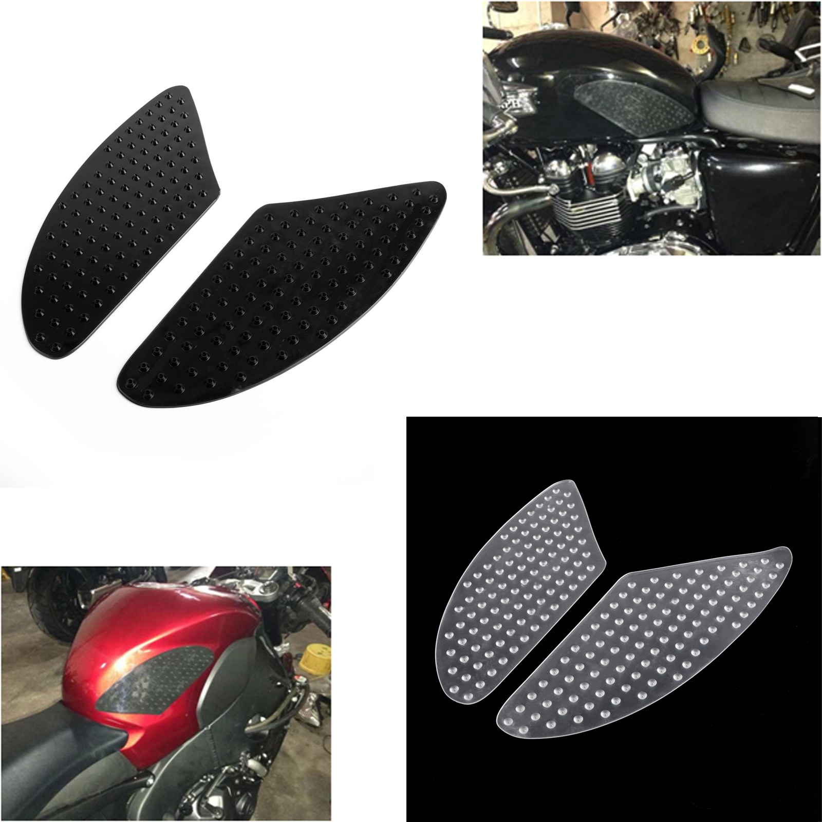 YF Z1000 Tank Grip Traction Pad Side Gas Knee Protection For Kawasaki ZX6R