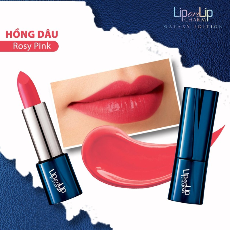 Son Collagen Lip On Lip Charm Galaxy Edition Rosy Pink