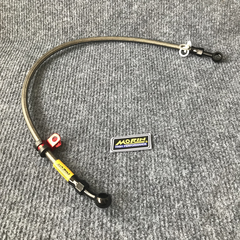 Dây dầu thắng dĩa SAU xe máy kiểu MORIN gắn các loại xe máy (màu XÁM TRẮNG)