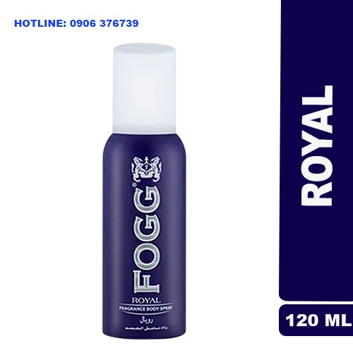 NƯỚC HOA XỊT TOÀN THÂN NGĂN MÙI FOGG ROYAL DÀNH CHO NAM 120ML NHẬP KHẢU DUBAI