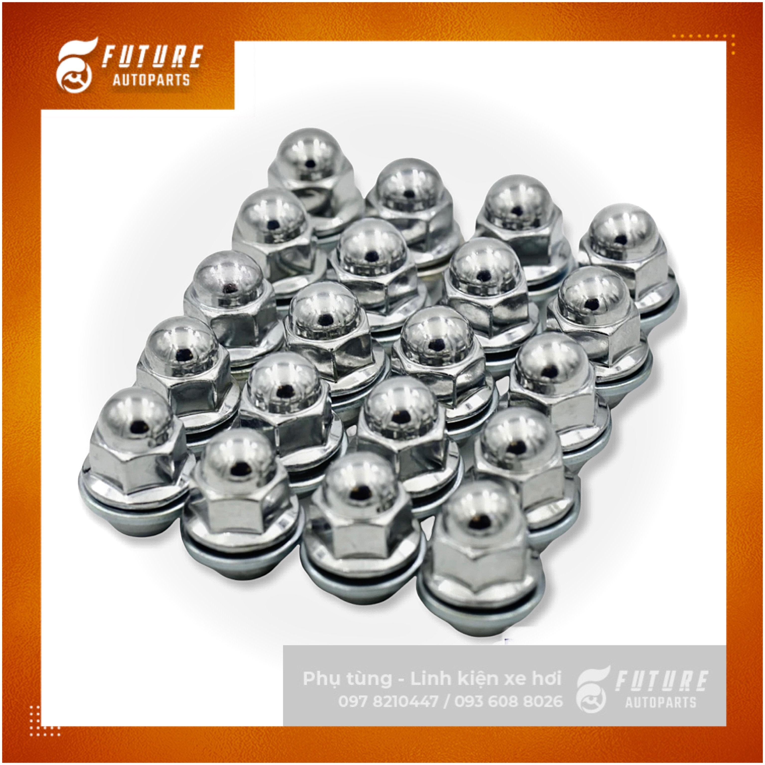 [Mitsubishi] Ốc tắc kê, ê cu bắt mâm lốp xe Mitsubishi hàng đúc khối - Future Autoparts