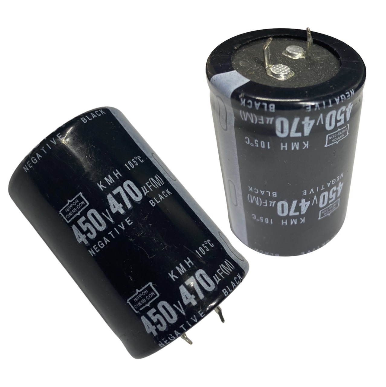 Tụ lọc nguồn 470uf - 450v dc mới màu đen - điện tử lk shop