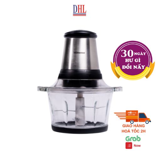 Máy xay thịt đa năng mitomo mt450 cối thủy tinh - hàng chính hãng