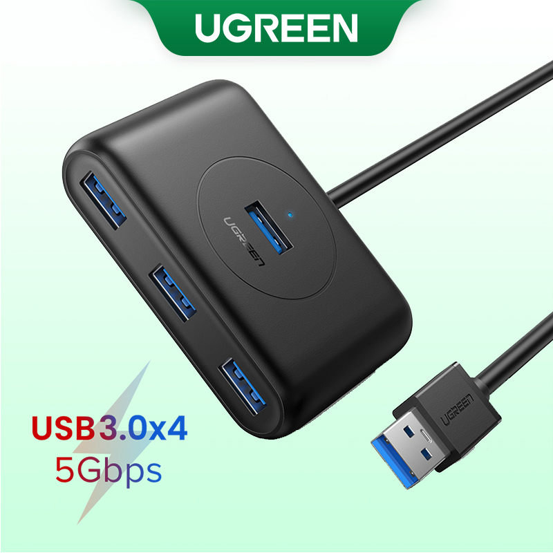 UGREEN USB Hub 4-Port USB 3.0 High-Speed USB Splitter For Hard Drives USB Flash Drive Mouse Keyboard Extend Adapter USB 3.0 Hub