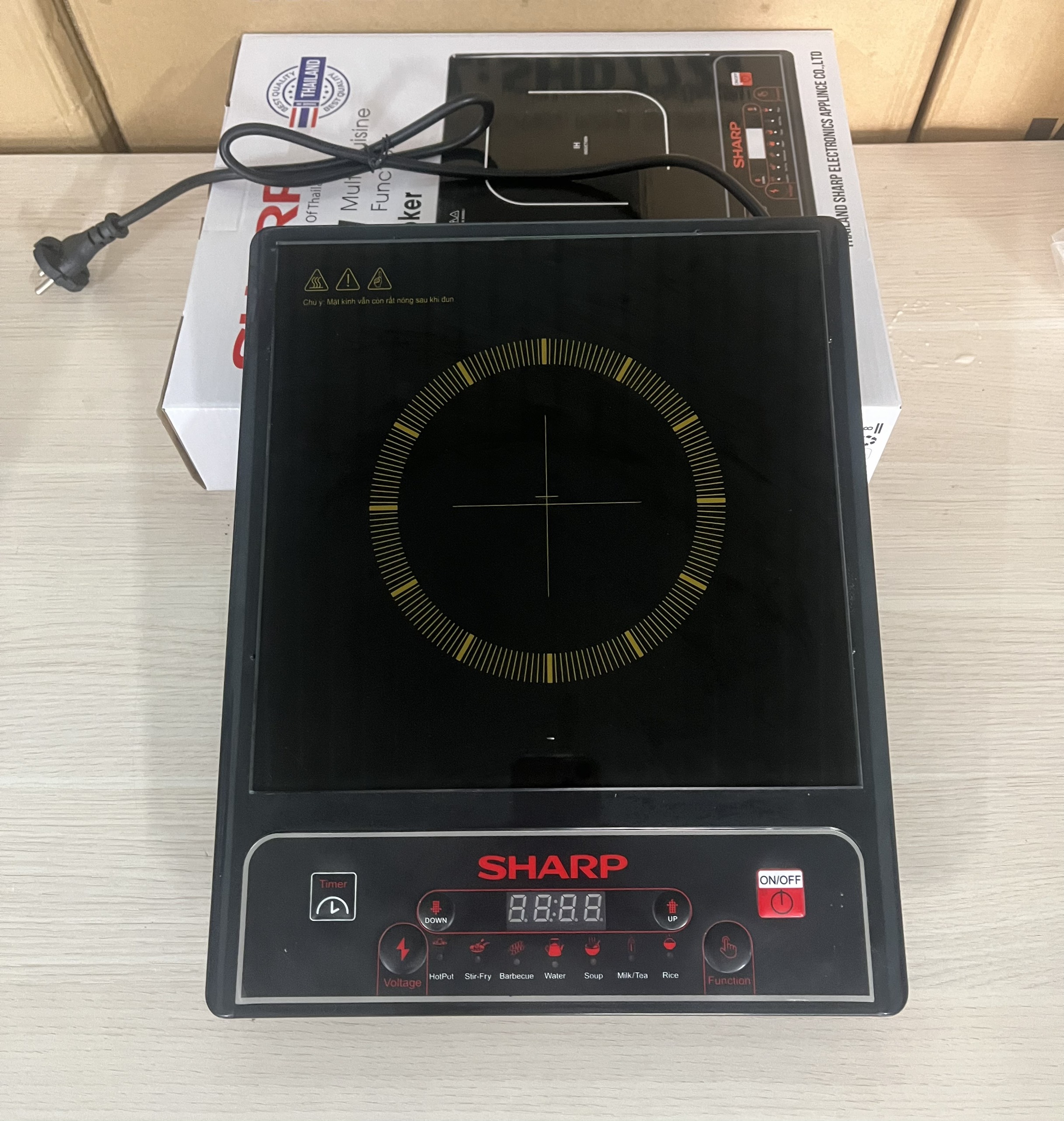 Bếp điện từ đơn sharp sh-2139-thái lan-mới 100%-công suất 2000w - mẫu mới