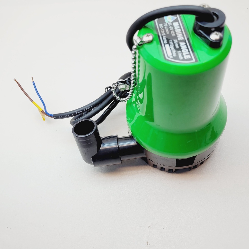 Bơm chìm 12v dc vỏ nhựa công suất 65w bơm tỏm bơm thả chìm mini - omais
