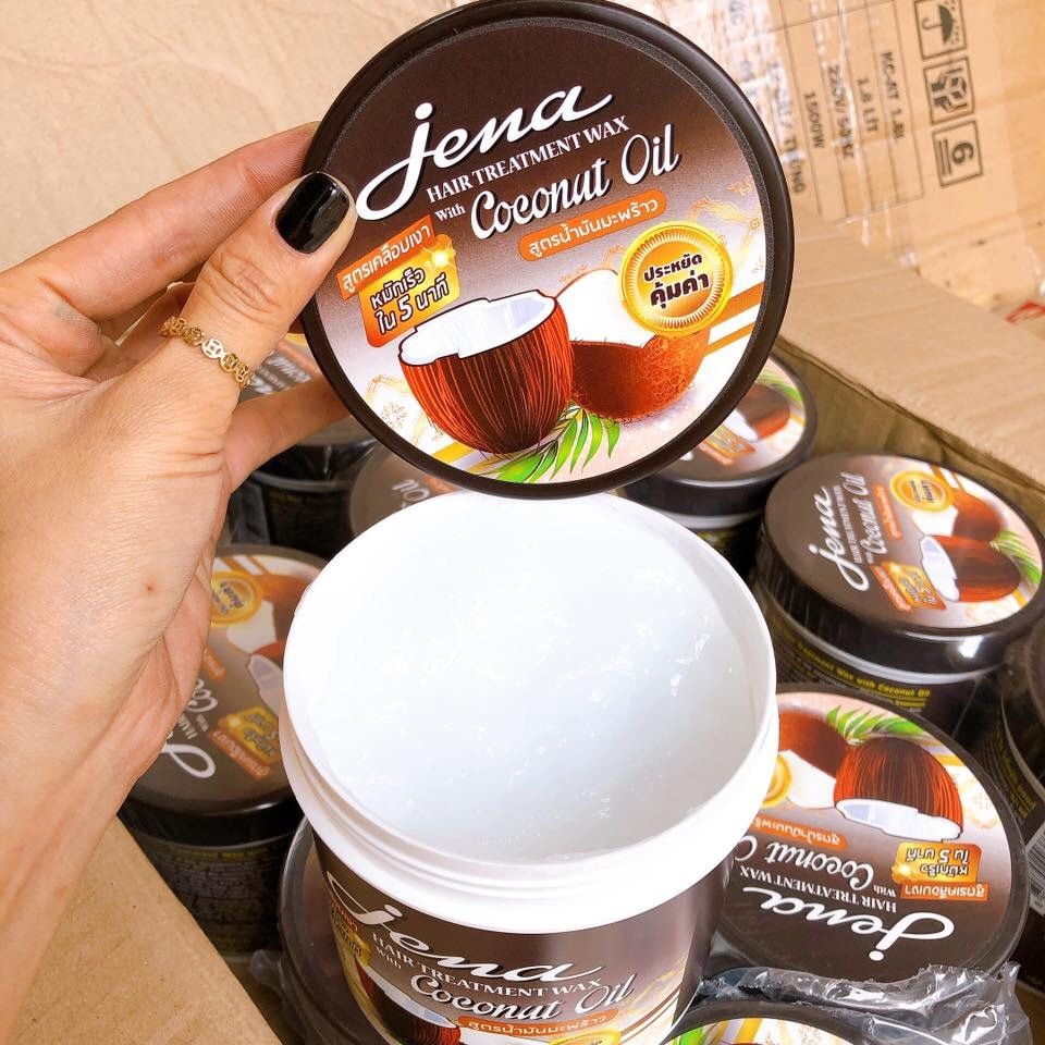 [HCM]COMBO 5 Hộp Kem ủ tóc tinh dầu dừa Jena Coconut Hair Treatment Wax 500ml kem ủ tóc siêu mềm mượt Ủ tóc tinh dầu dừa kem ủ tóc tinh dầu dừa
