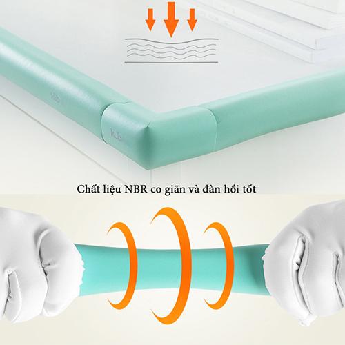 Miếng dán bọc cạnh ,góc bàn,bịt góc, bảo vệ cho bé tránh va đập, dây mềm và đàn hồi dài 2m-Màu Xanh