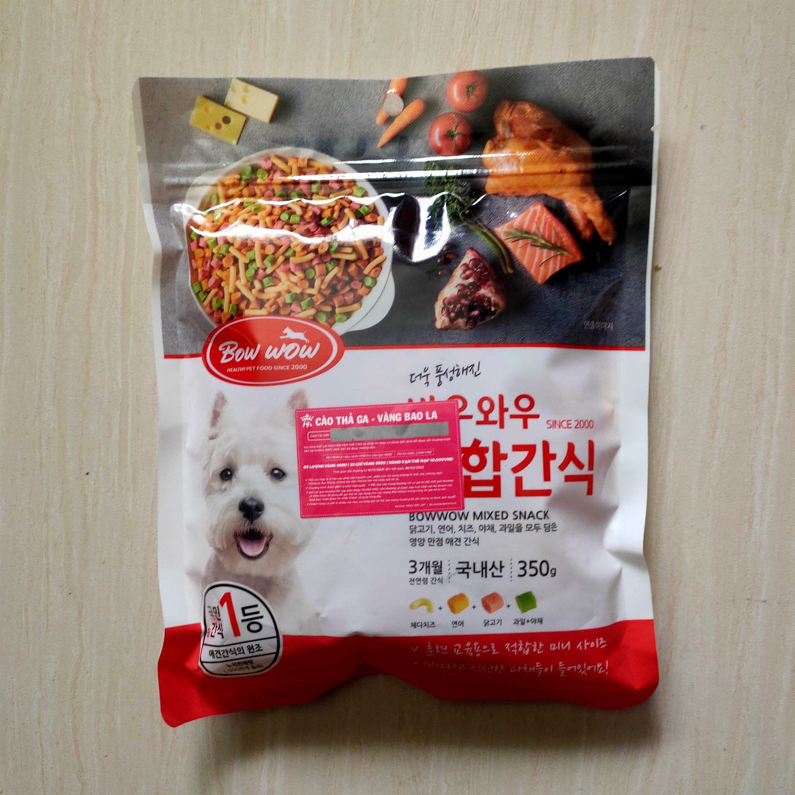 Bánh thưởng hỗn hợp Bow Wow cho chó , mèo