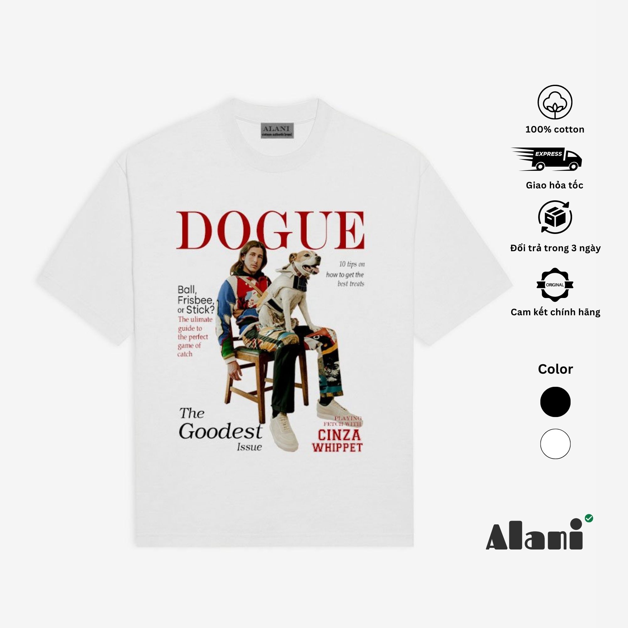 Áo thun, áo phông unisex dogue
