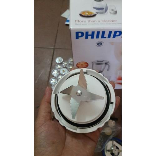 Phụ kiện máy xay Philip dao bốn lưỡi dao sinh tố máy xay sinh tố Philip HR2115-2118