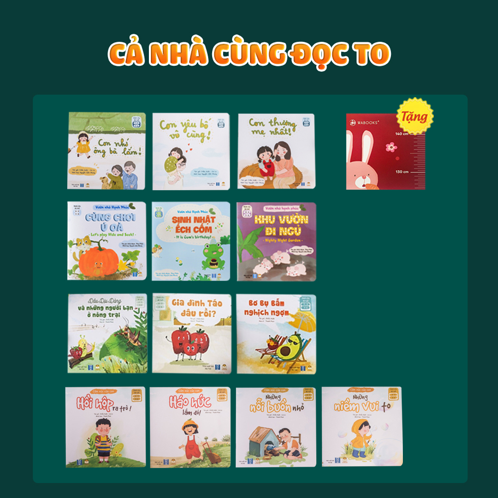 Sách thiếu nhi cho bé - Combo đặc biệt 4 bộ sách Cả Nhà Cùng Đọc To