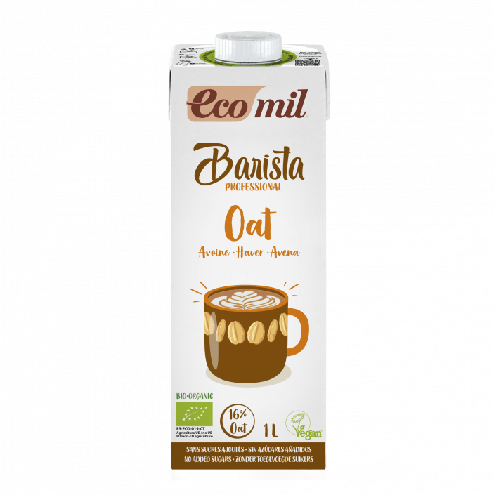Sữa Barista Ecomil Hữu Cơ 1L - Yến Mạch, Hạnh Nhân, Dừa