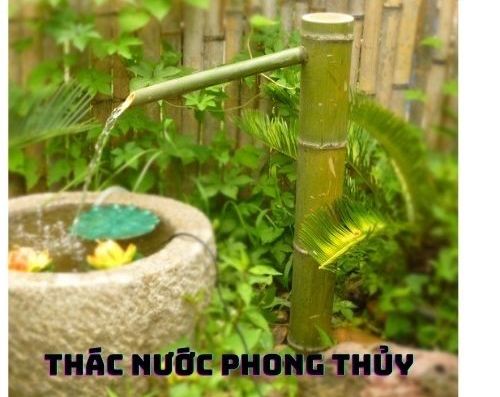 thác nước phong thủy không máy bơm