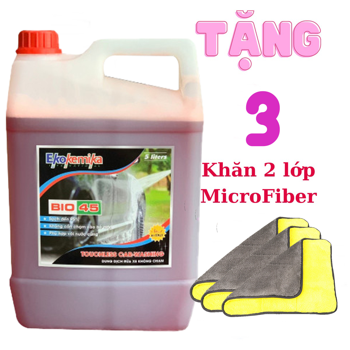Dung dịch rửa xe không chạm BIO45 5Lit