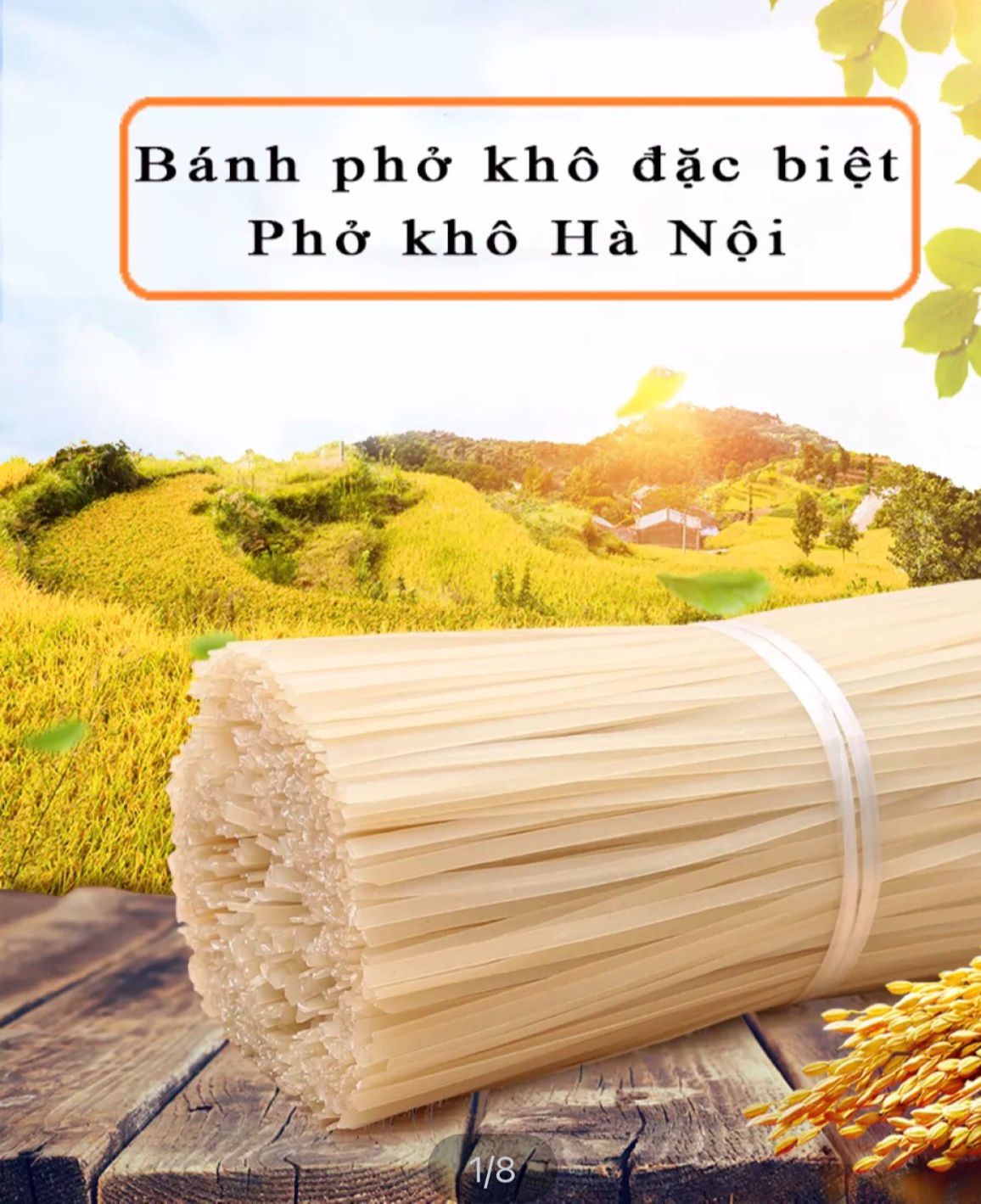2KG Mì Phở gạo sạch khô nhà làm - Bún Phở Khô - Hủ Tiếu Khô - Mỳ Phở Gạo Rice Vermicelli Sợi dài khô sạch đảm bảo an toàn