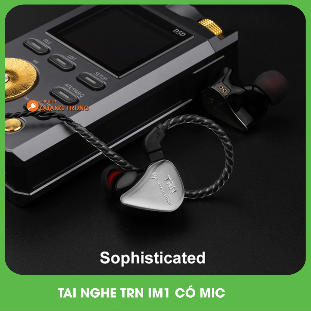 Tai nghe Trn Im1 1ba + 1dd tai nghe trong tai tai nghe Monito Running Sport tai nghe hifi, đa dạng mẫu mã, chất lượng đảm bảo và cam kết hàng đúng như mô tả