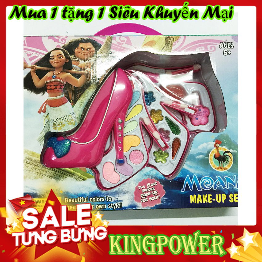 Đồ Chơi Trang Điểm Thật Cho Bé Gái V78966 KINGPOWER - Hình Giày Cao Gót, Các Chi Tiết Đều Là Thật, An Toàn Tuyệt Đối, Tăng Trí Tưởng Tượng - Đồ Chơi Trang Điểm Búp Bê, Đồ Chơi Trang Điểm Cho Trẻ Em