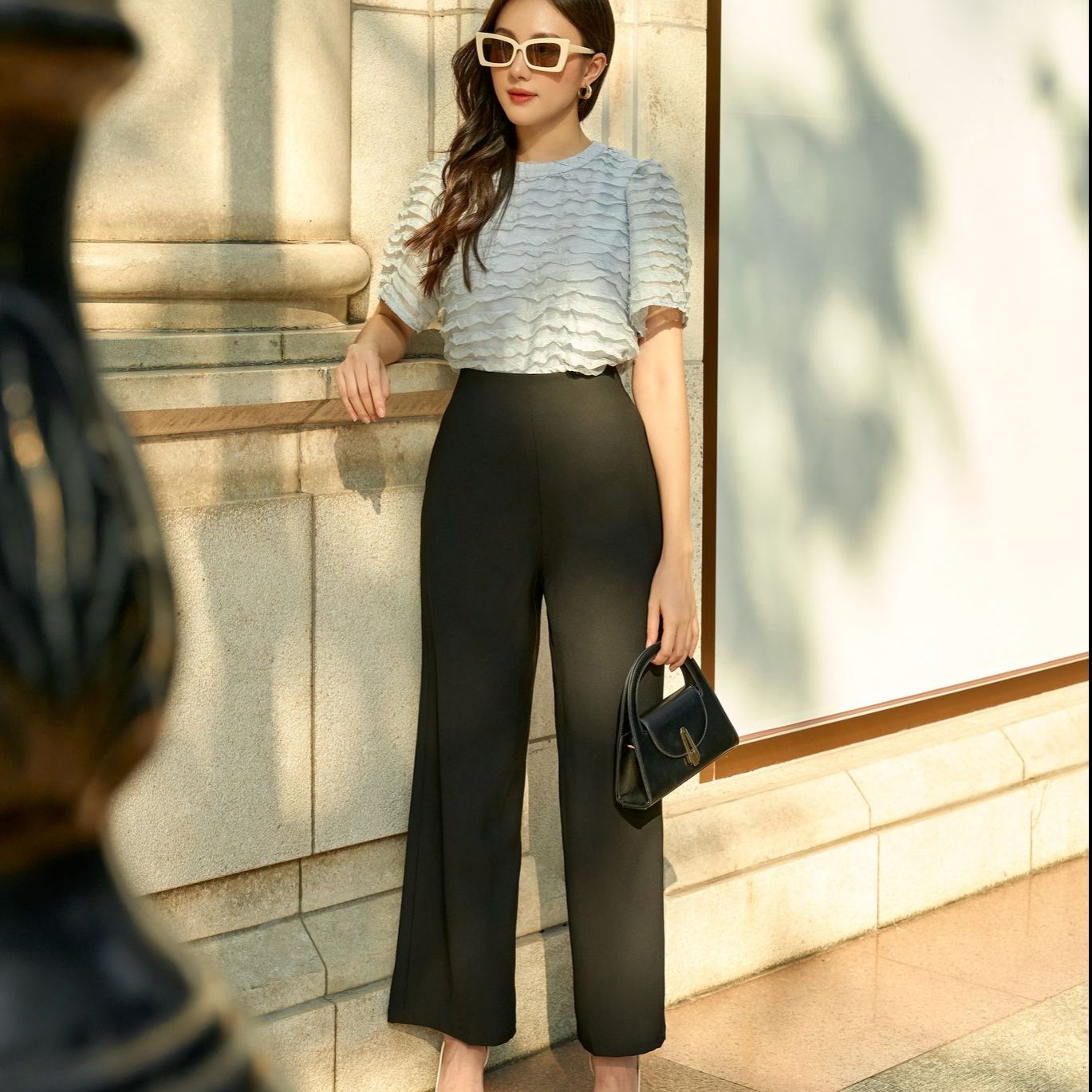 Olv - quần melany wide leg pants