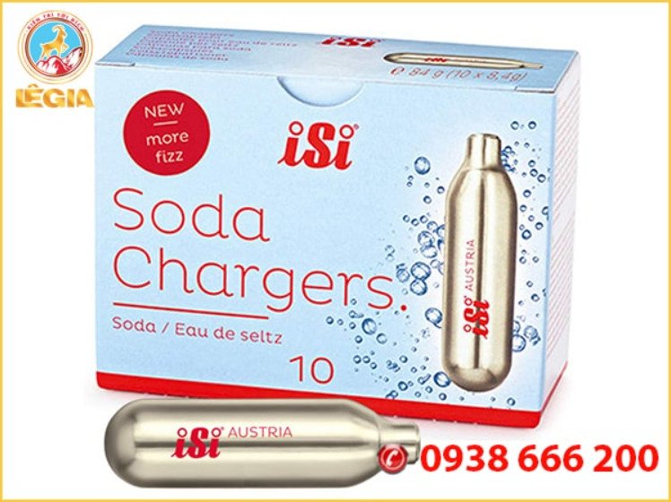 Hộp 10 viên gas soda isi