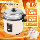 Nồi cơm điện RC-40M01A dung tích 1.8L lòng nồi chống dính, nấu đa năng hấp cùng lúc công suất 700W - Bảo hành 12 tháng 1 đổi 1