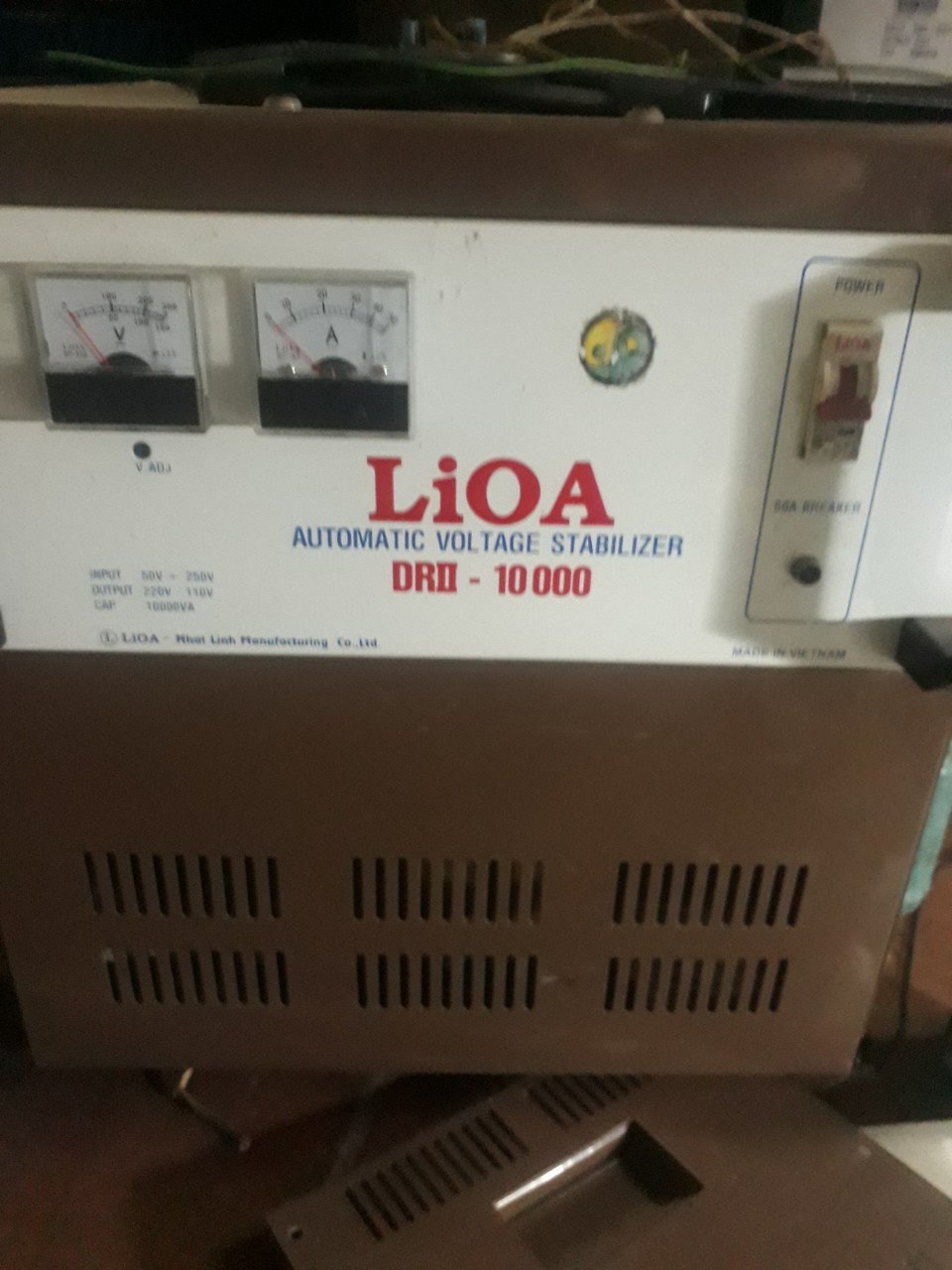 LIOA 10KW GIẢI 50-250V. HÀNG  cũ