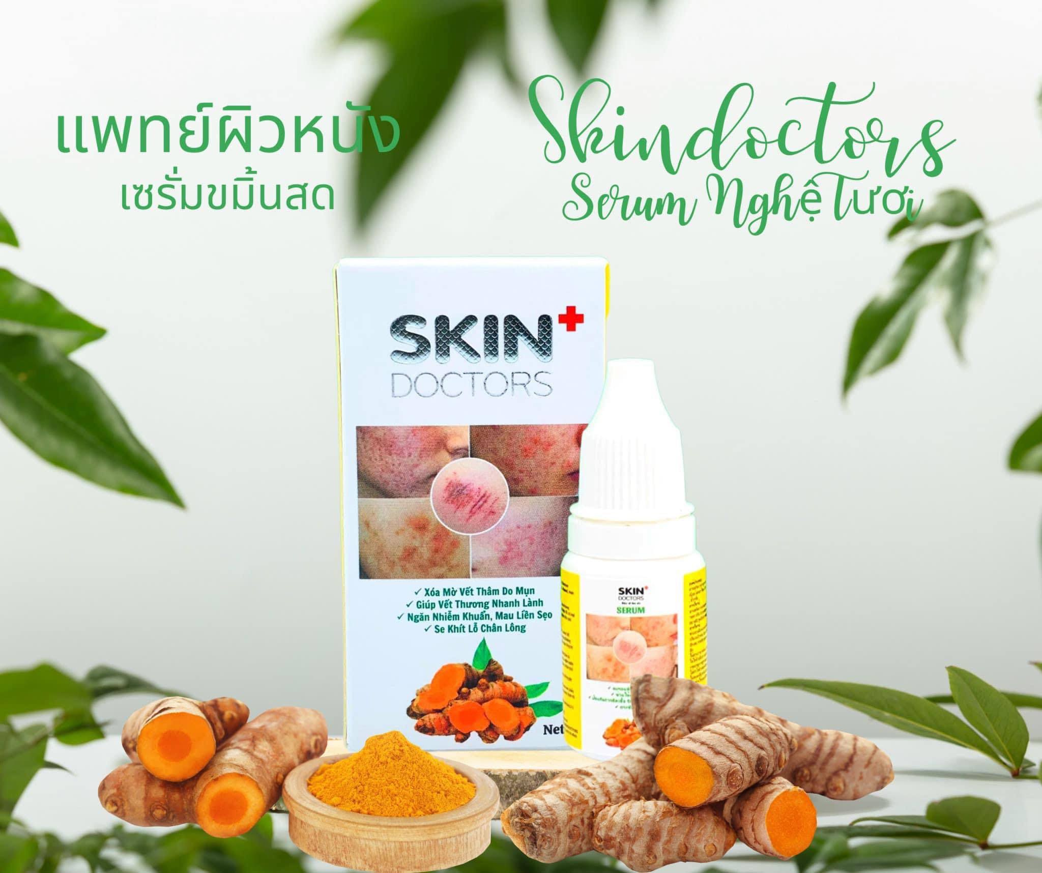 Kem chấm mụn Skin doctors nghệ tươi 10g