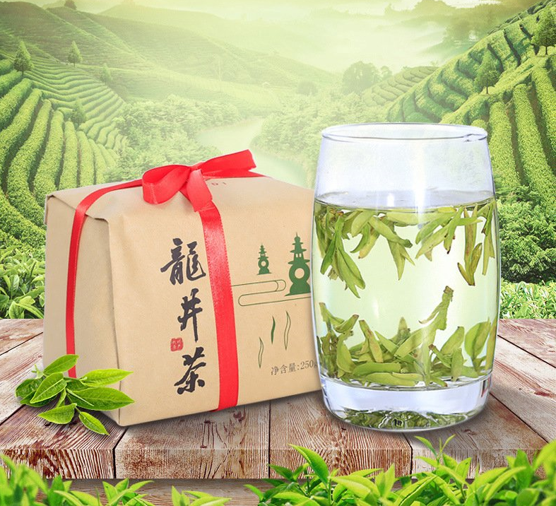 Trà xanh Long Tỉnh Hàng Châu gói giấy 250gram đặc biệt