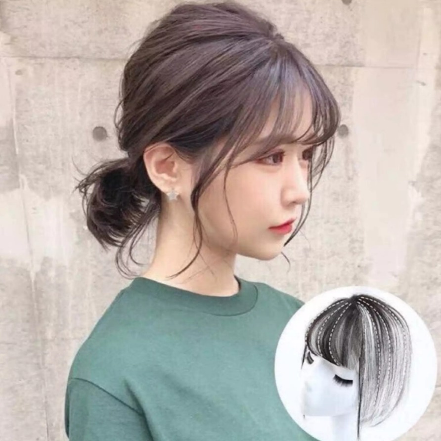 TÓC GIẢ MÁI THƯA 3D CHUYÊN DÙNG CHO TÓC BUỘC