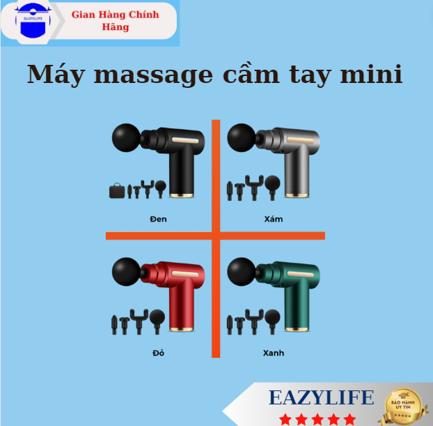 Máy Massage cầm tay mini, súng massage mini