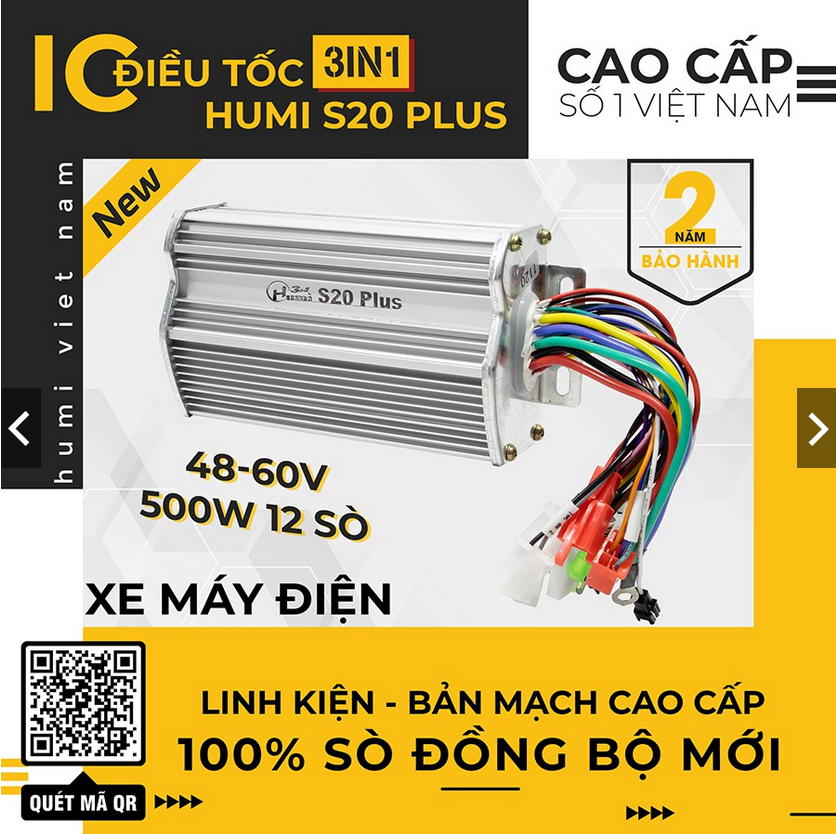 Ic điều tốc xe điện 500w 12 sò