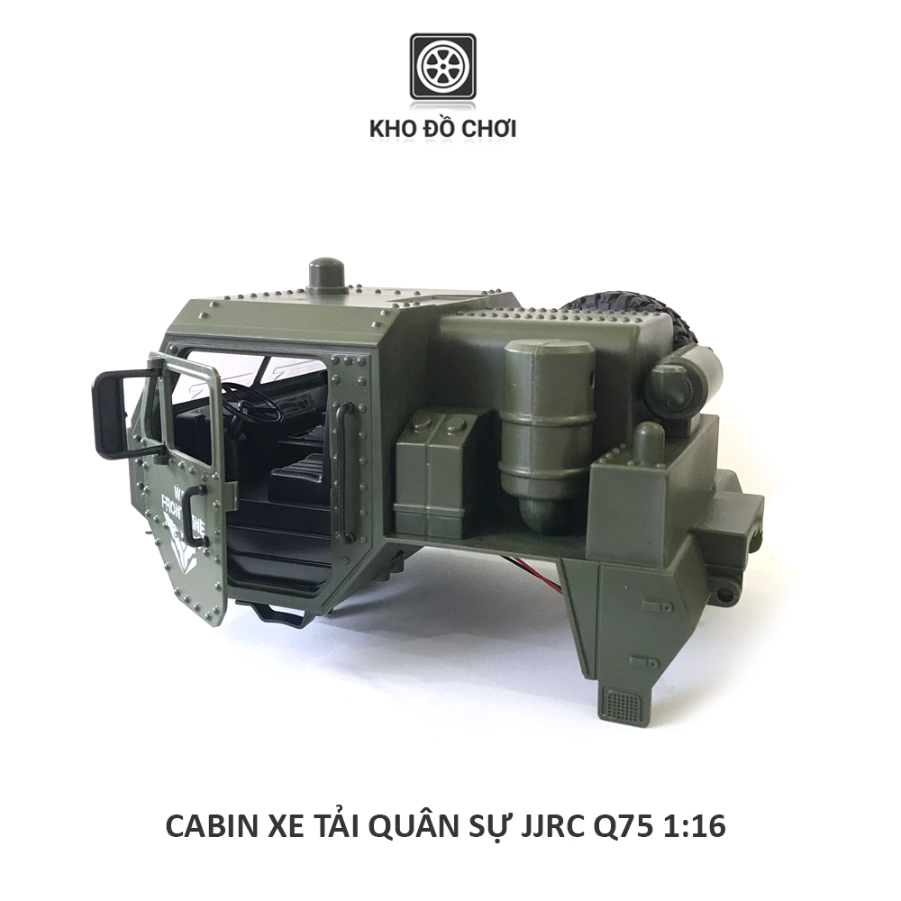 Cabin xe tải jjrc q75 hemtt 6x6 1:16