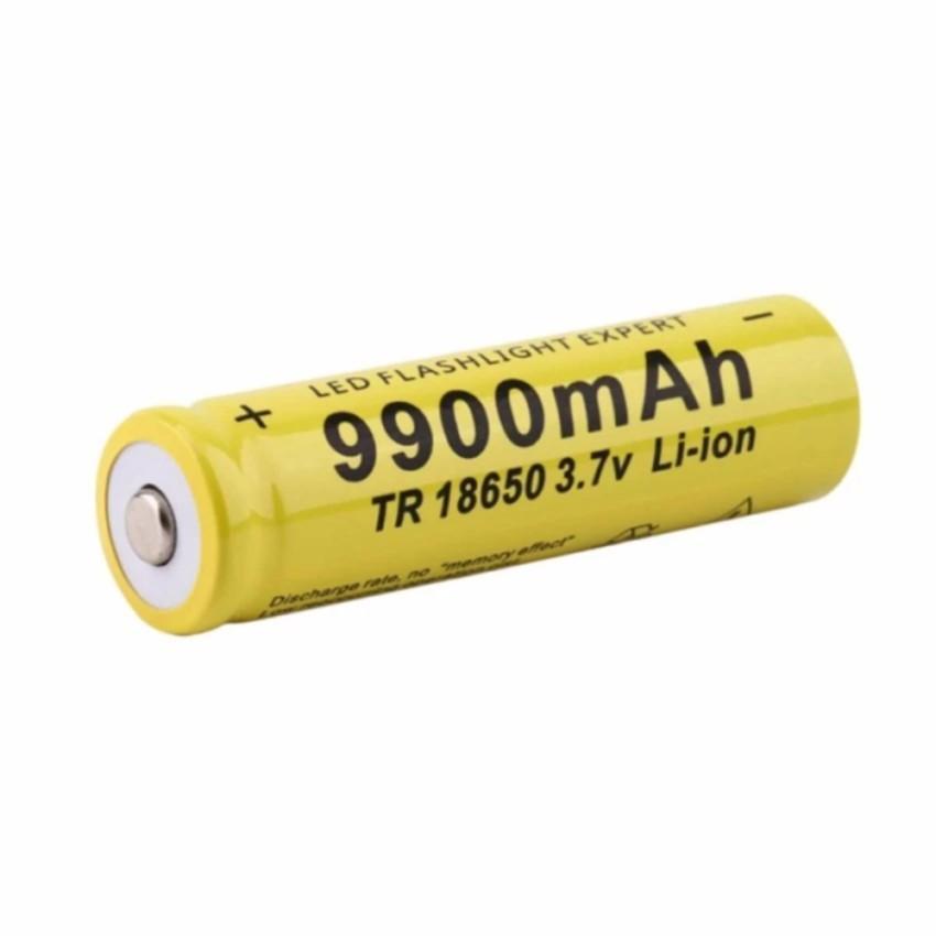 Pin sạc 18650 3.7v Li-ion GTF cho quạt mini, đèn pin... (đầu dương lồi)