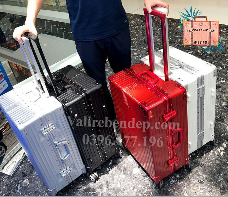 Vali kéo du lịch SIZE 29  KHUNG NHÔM CHỐNG BỂ VỠ- CHỐNG RẠCH MÓC- CHỐNG XƯỚC hành lý du lịch xách tay máy bay khóa sập TSA, Bánh xe quay 360 độ lướt êm