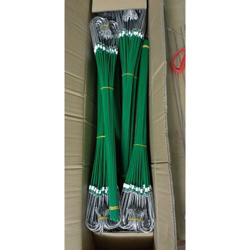 Bộ 50 móc kẽm bọc nhựa treo lan dài 80cm
