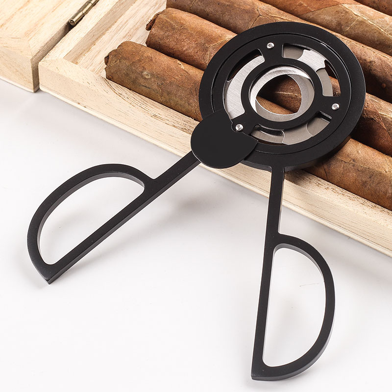 Cắt Cigar 3 Lưỡi Bén Cao Cấp, Kéo Xì Gà Bằng Thép siêu bền, Sử Dụng Tiệc Vang, Sang trọng LEGAN OMEG4 Cigar Cutter