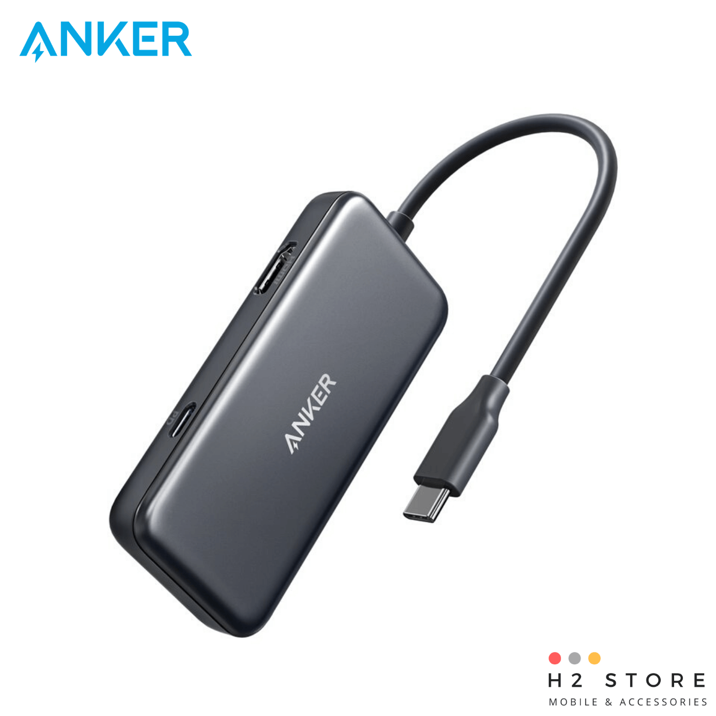 Bộ chuyển đổi anker cổng usb-c 3 in 1 - a8335