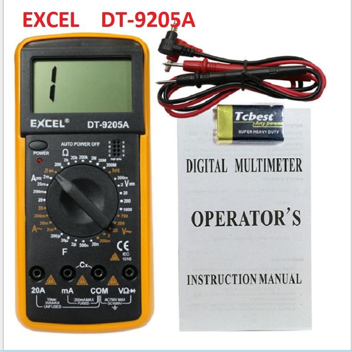 Đồng hồ vạn năng dt9205a excell
