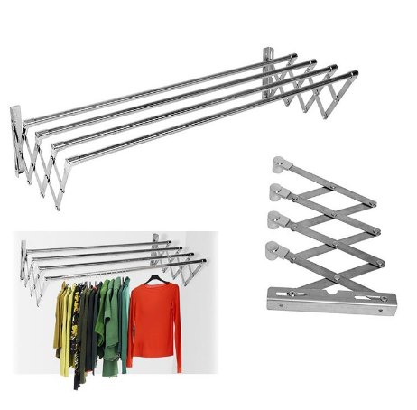Giàn phơi đồ inox co giãn thông minh Prota 86cm
