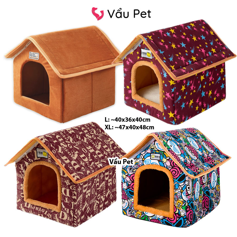 Nhà đệm cho chó mèo có thể gấp gọn - Nệm cho chó mèo