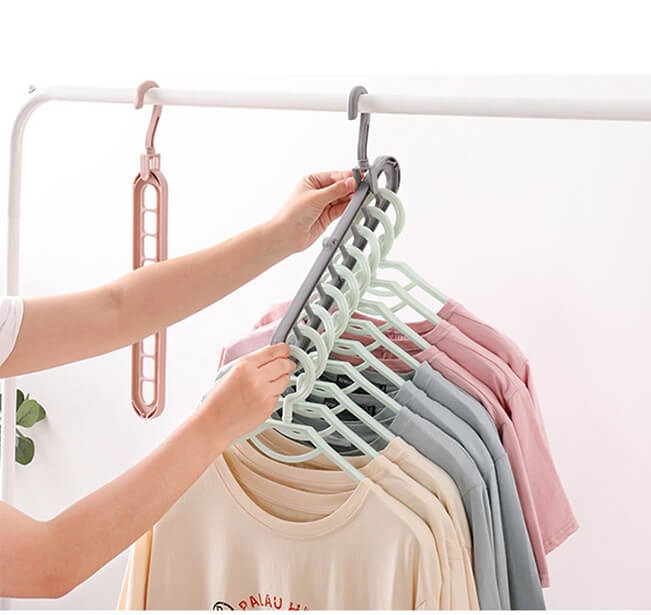 [HCM]MÓC TREO QUẦN ÁO 9 LỖ XOAY 360 ĐỘ TIẾT KIỆM DIỆN TÍCH KHÔNG GIAN TỦ QUẦN ÁO -MÓC TREO ĐA NĂNG 9 LỖ SIÊU BỀN CHỊU LỰC SIÊU TỐT