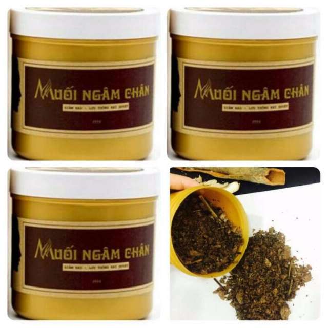 COMBO 3 HỘP Muối ngâm chân thảo dươc Wonmom (350g / hộp) (Việt Nam) WM1520