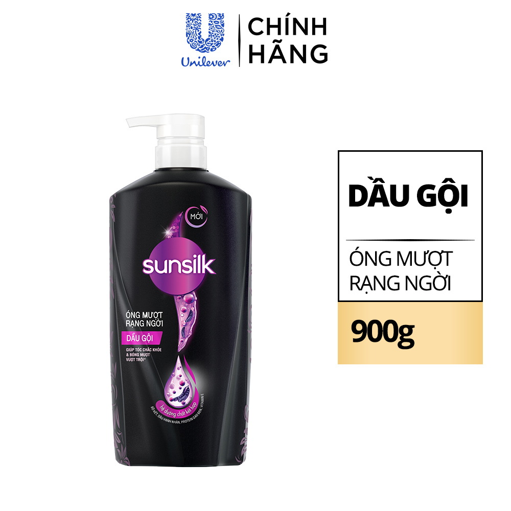 Dầu gội Sunsilk Óng Mượt Rạng Ngời 900g