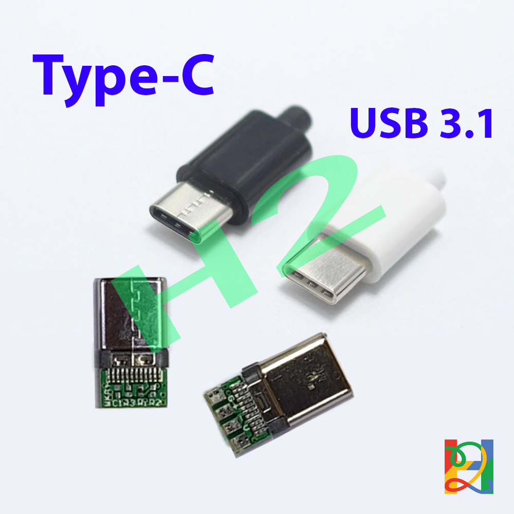 Đầu đực chân sạc nhanh usb 3.1 type-c 24pin