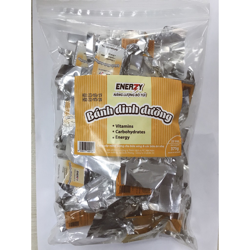 Lương khô dinh dưỡng Enerzy - vị Hướng dương (375g)