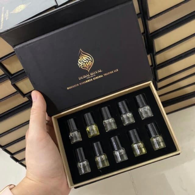 Siêu phẩm sét lăn 10 chai Tinh dầu nước hoa Dubai cho nam/ nữ quyến rũ, nam tính