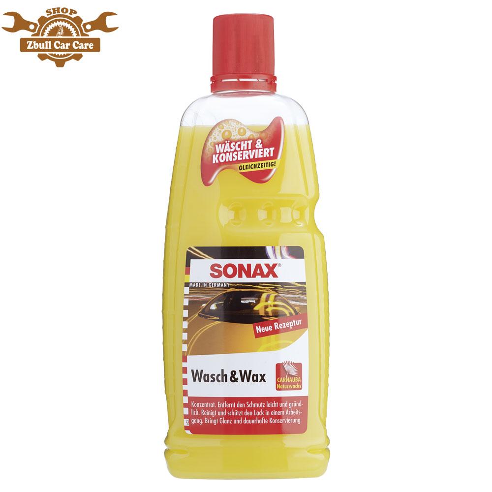 Nước rửa xe bóng sơn cao cấp Sonax Wash and Wax 1 lít