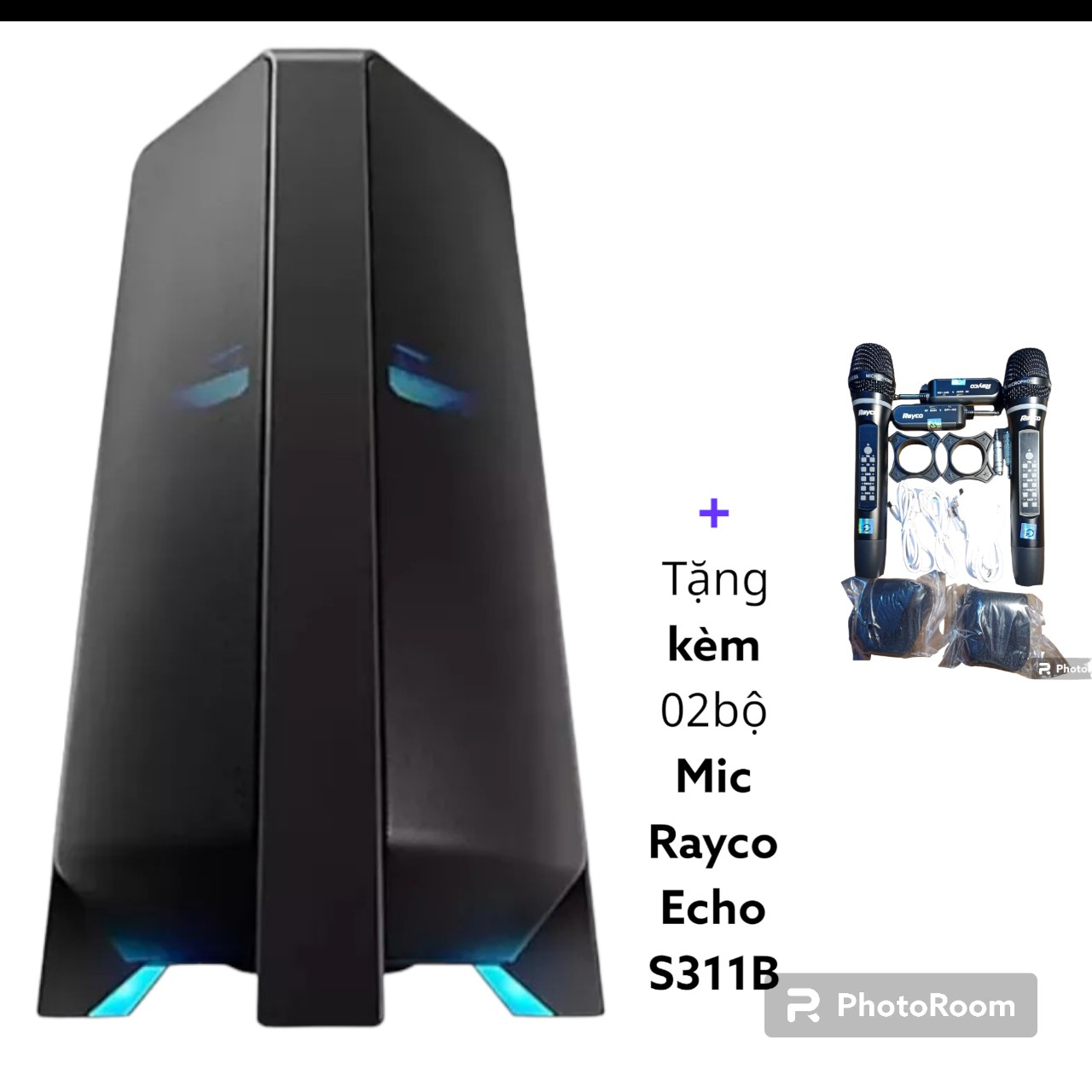 Loa tháp Samsung MX-T70, Tănk kém 02 bộ Mic Rayco S311B-Chính hãng ssvn