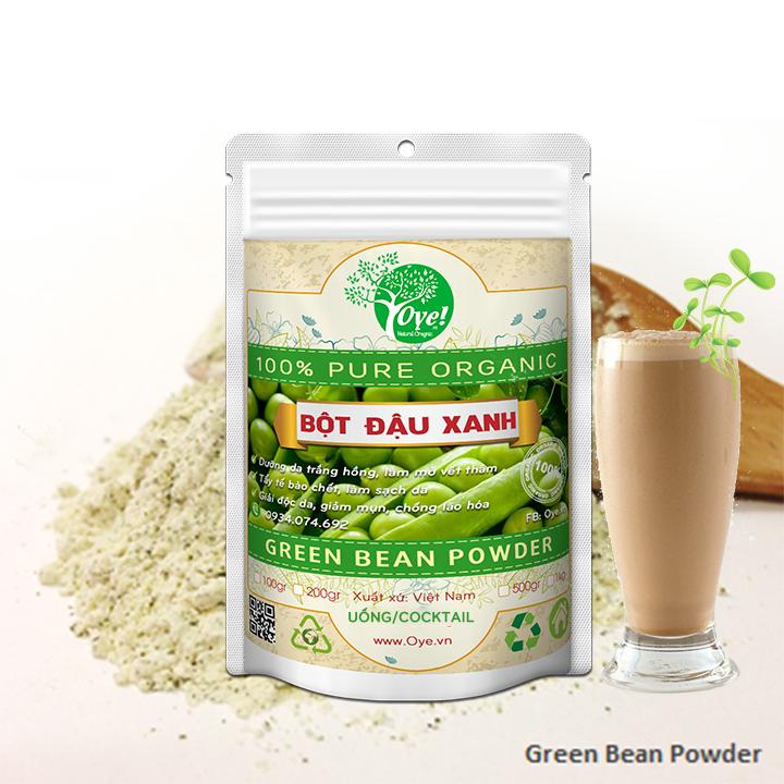 Bột Đậu XANH 100gr OYE [Uống Liền] Giảm Cân - Thanh Nhiệt MỊN Da