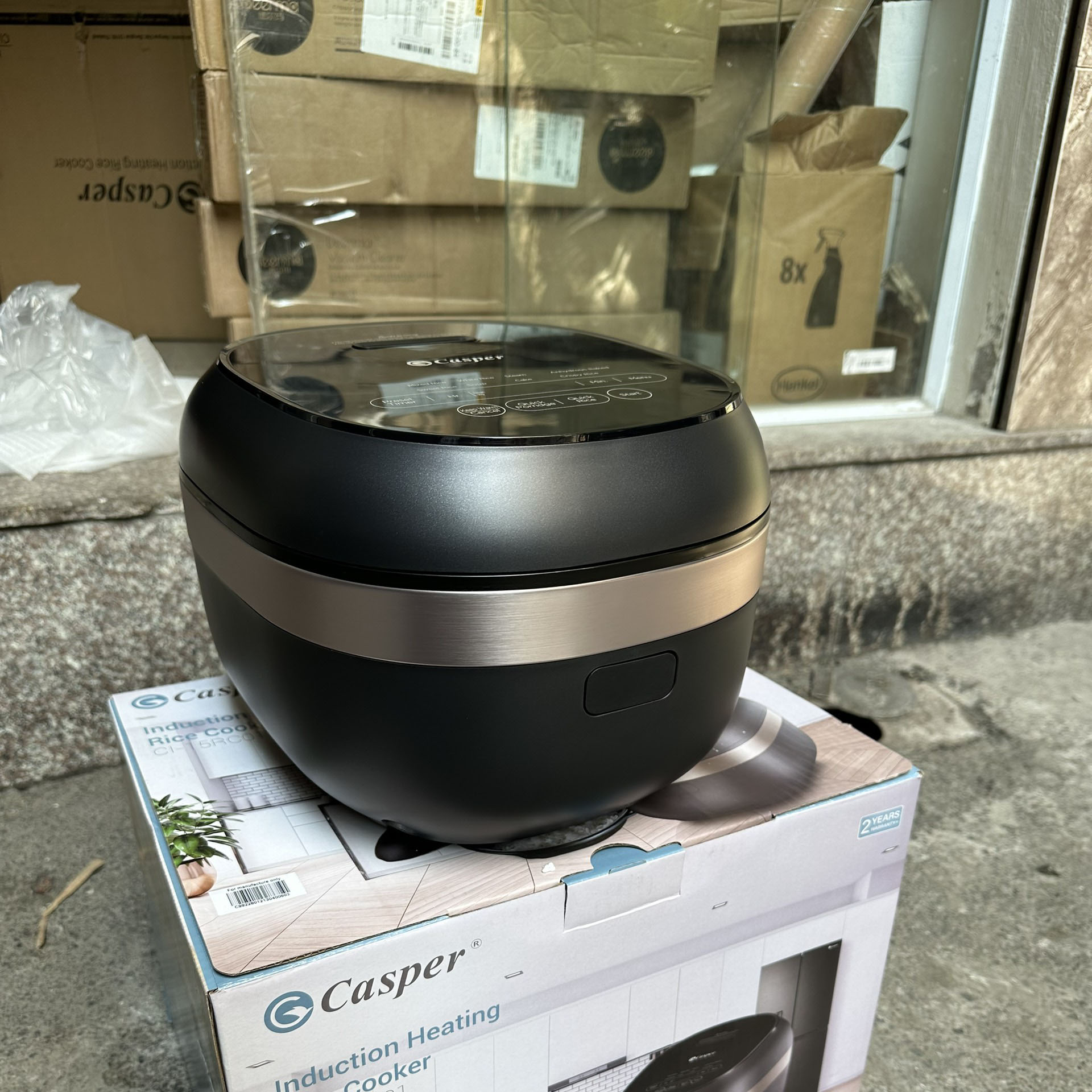 [Chính hãng] Nồi cơm điện tử cao tần CASPER CI-15RC01 1.5Lít màu đen bảo hành 12 tháng